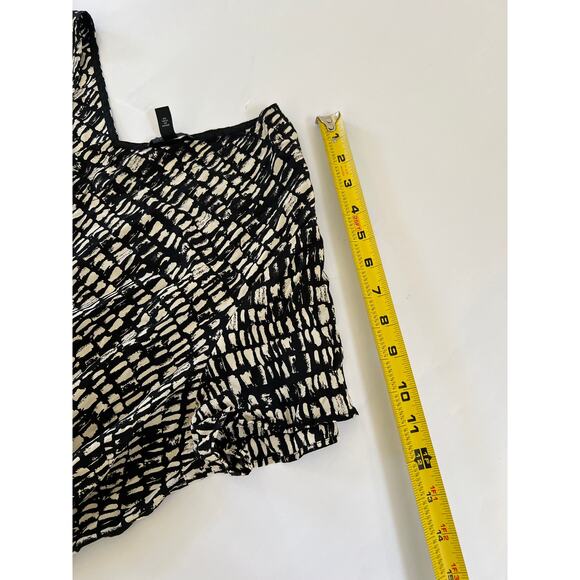 Eileen Fisher 100% Silk Mini Dress Womens 1X Black Boho Chic Artsy Miniamlist - Picture 5 of 15